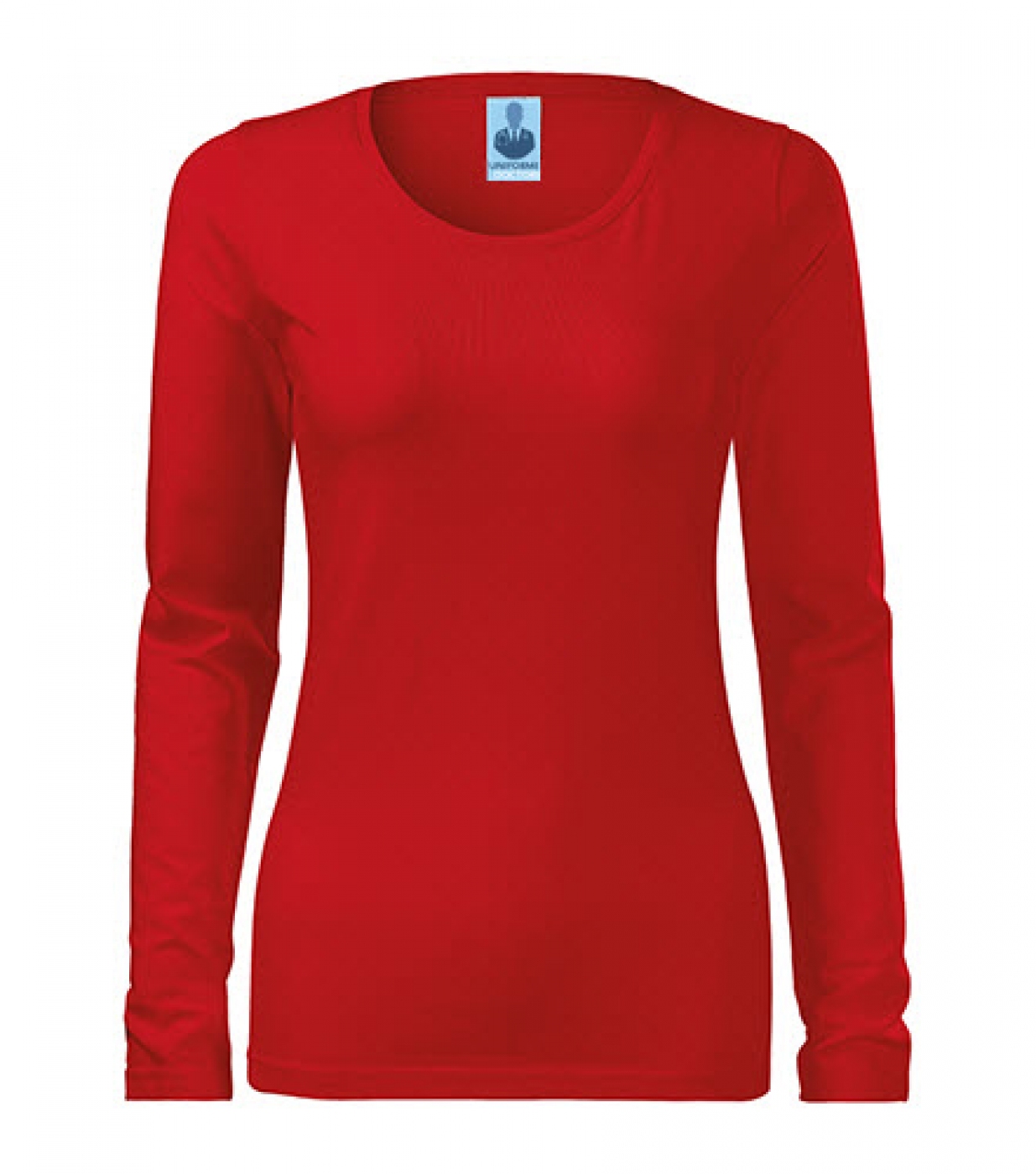 Uniforme medicale - Tricou medical, slim cu maneca lunga, bumbac 180g, dama