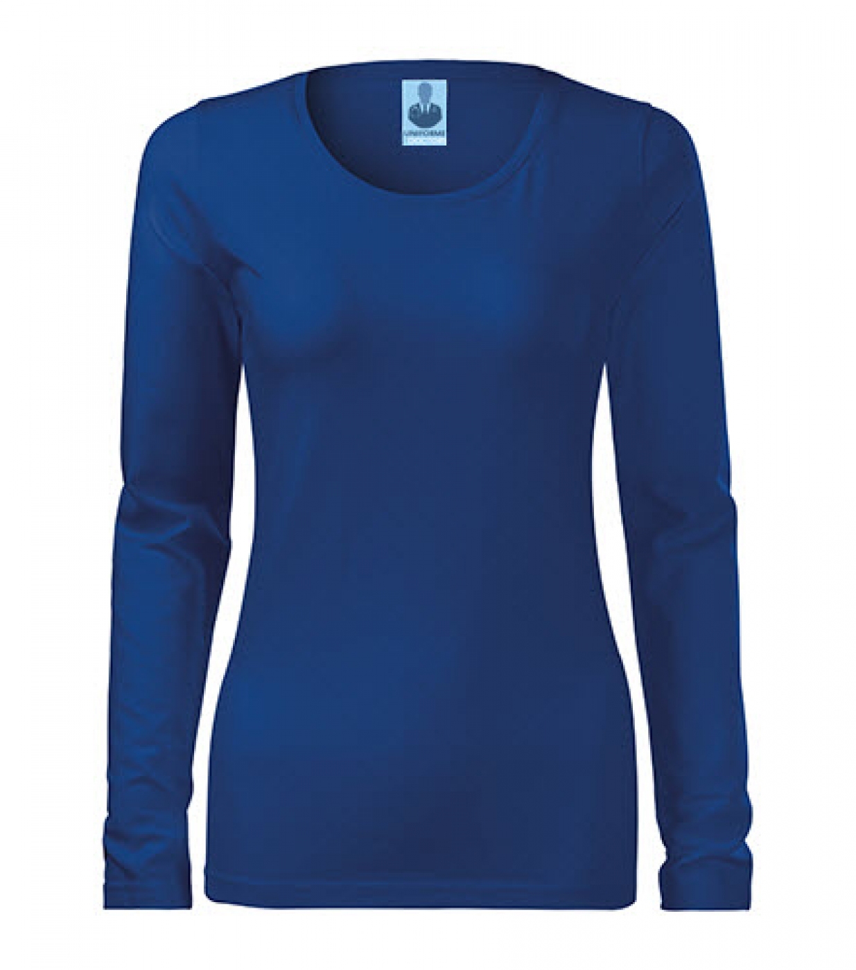 Uniforme medicale - Tricou medical, slim cu maneca lunga, bumbac 180g, dama