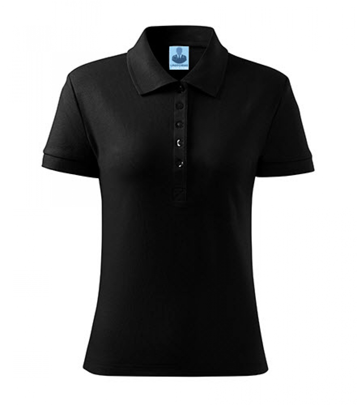 Uniforme medicale - Tricou medical, polo cu maneca scurta, bumbac 220g, dama