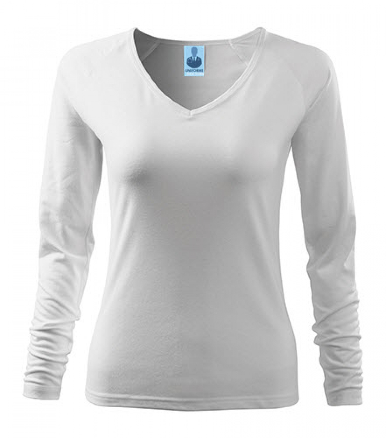 Uniforme medicale - Tricou medical, cu anchior si maneca lunga, bumbac 180g, dama