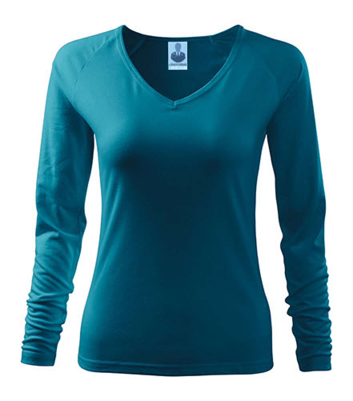 Uniforme medicale - Tricou medical, cu anchior si maneca lunga, bumbac 180g, dama
