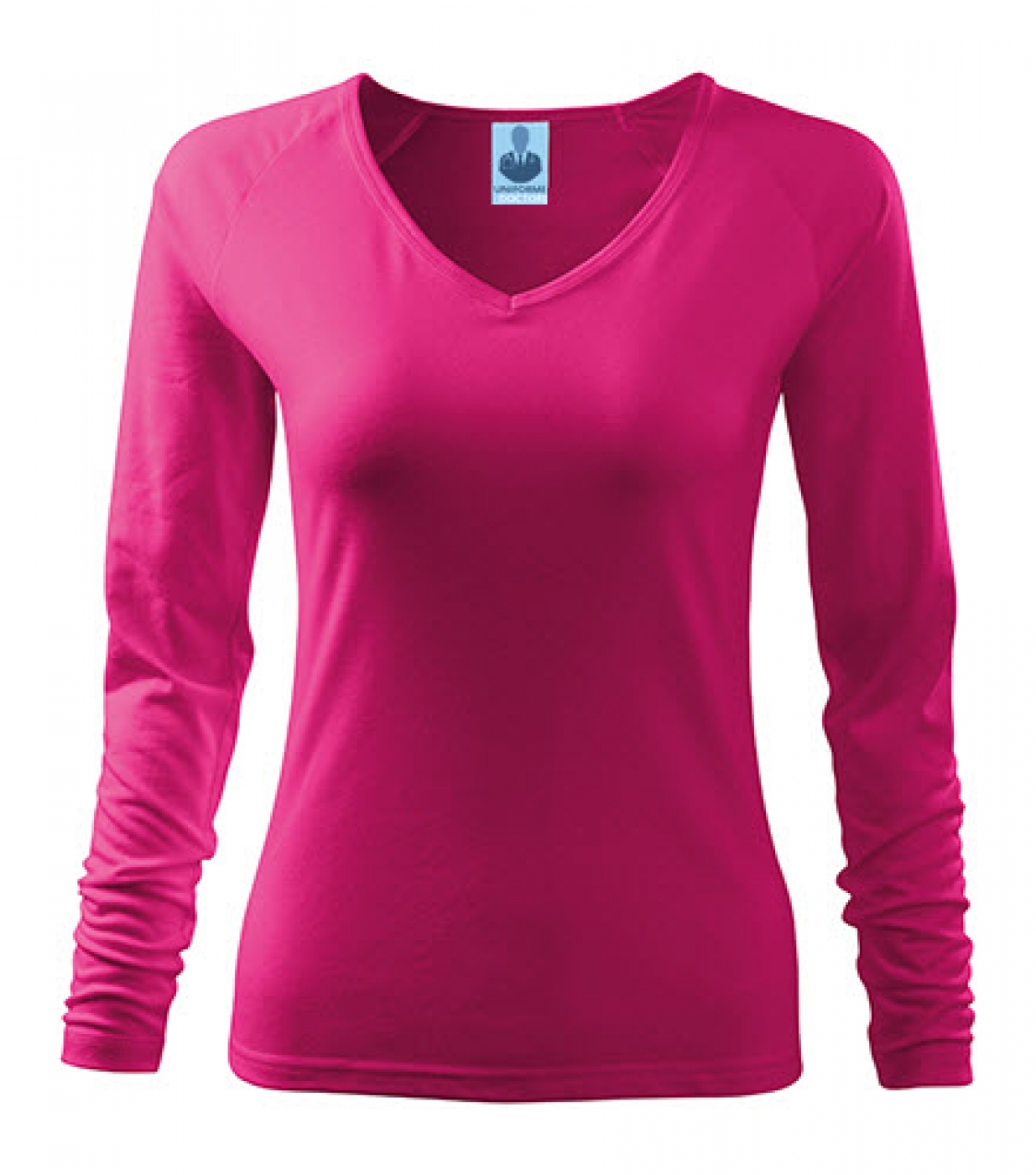 Uniforme medicale - Tricou medical, cu anchior si maneca lunga, bumbac 180g, dama