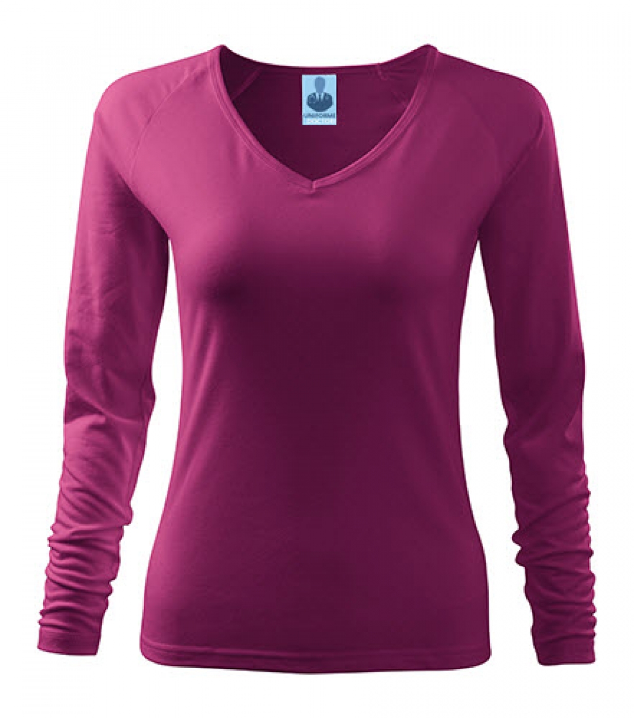 Uniforme medicale - Tricou medical, cu anchior si maneca lunga, bumbac 180g, dama
