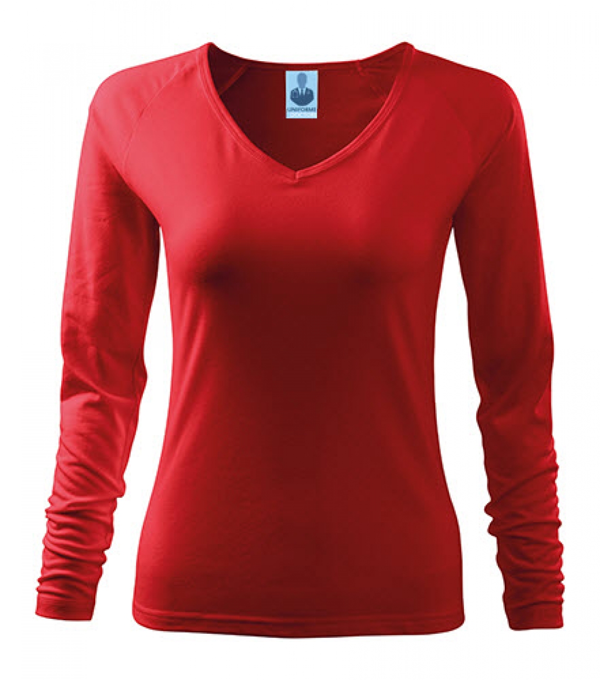 Uniforme medicale - Tricou medical, cu anchior si maneca lunga, bumbac 180g, dama