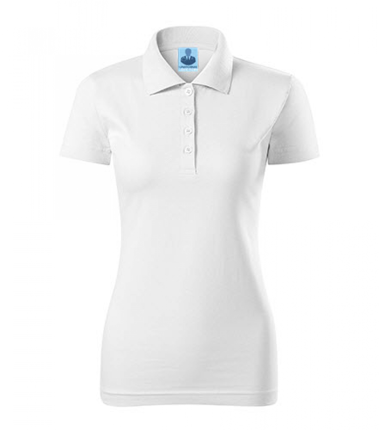 Uniforme medicale - Tricou medical, polo cu maneca scurta, bumbac 180g, dama