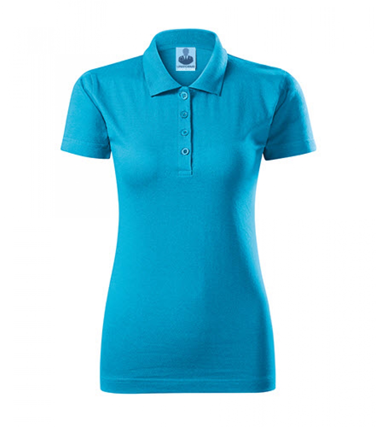 Uniforme medicale - Tricou medical, polo cu maneca scurta, bumbac 180g, dama