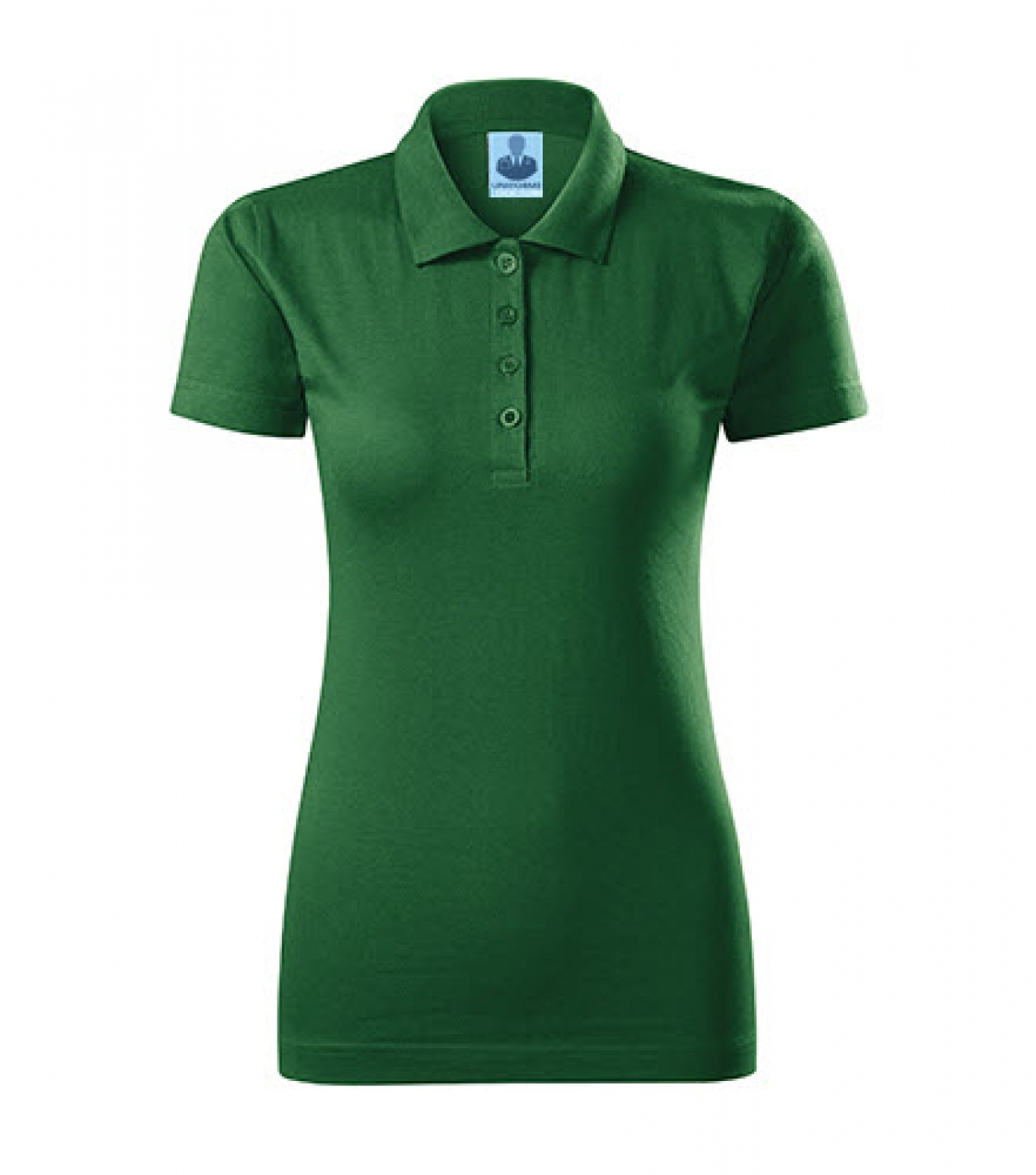 Uniforme medicale - Tricou medical, polo cu maneca scurta, bumbac 180g, dama