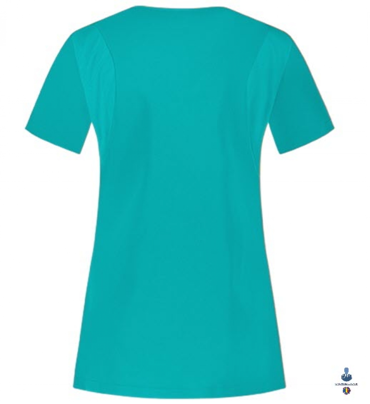 Halate medicale - Bluza medicala cu maneca scurta si achior asimetric