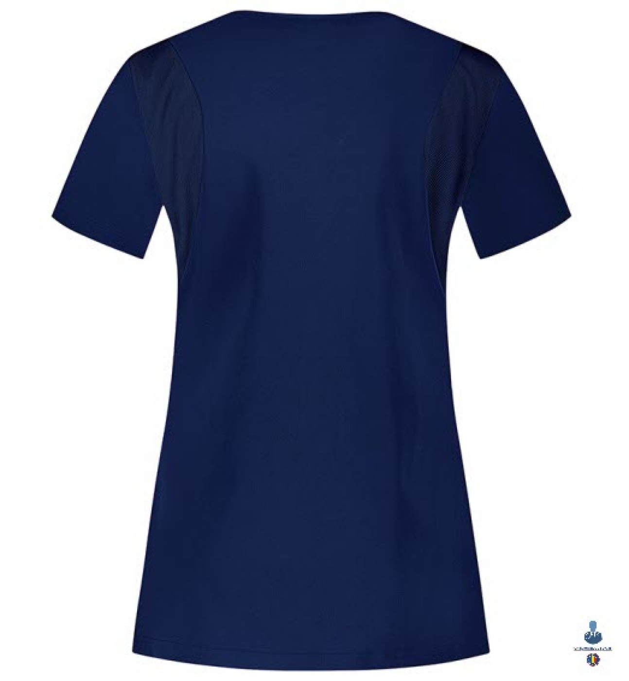 Halate medicale - Bluza medicala cu maneca scurta si achior asimetric