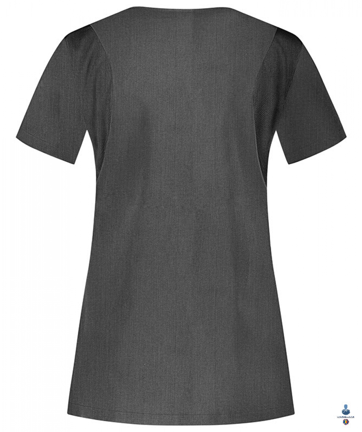 Halate medicale - Bluza medicala cu maneca scurta si achior asimetric