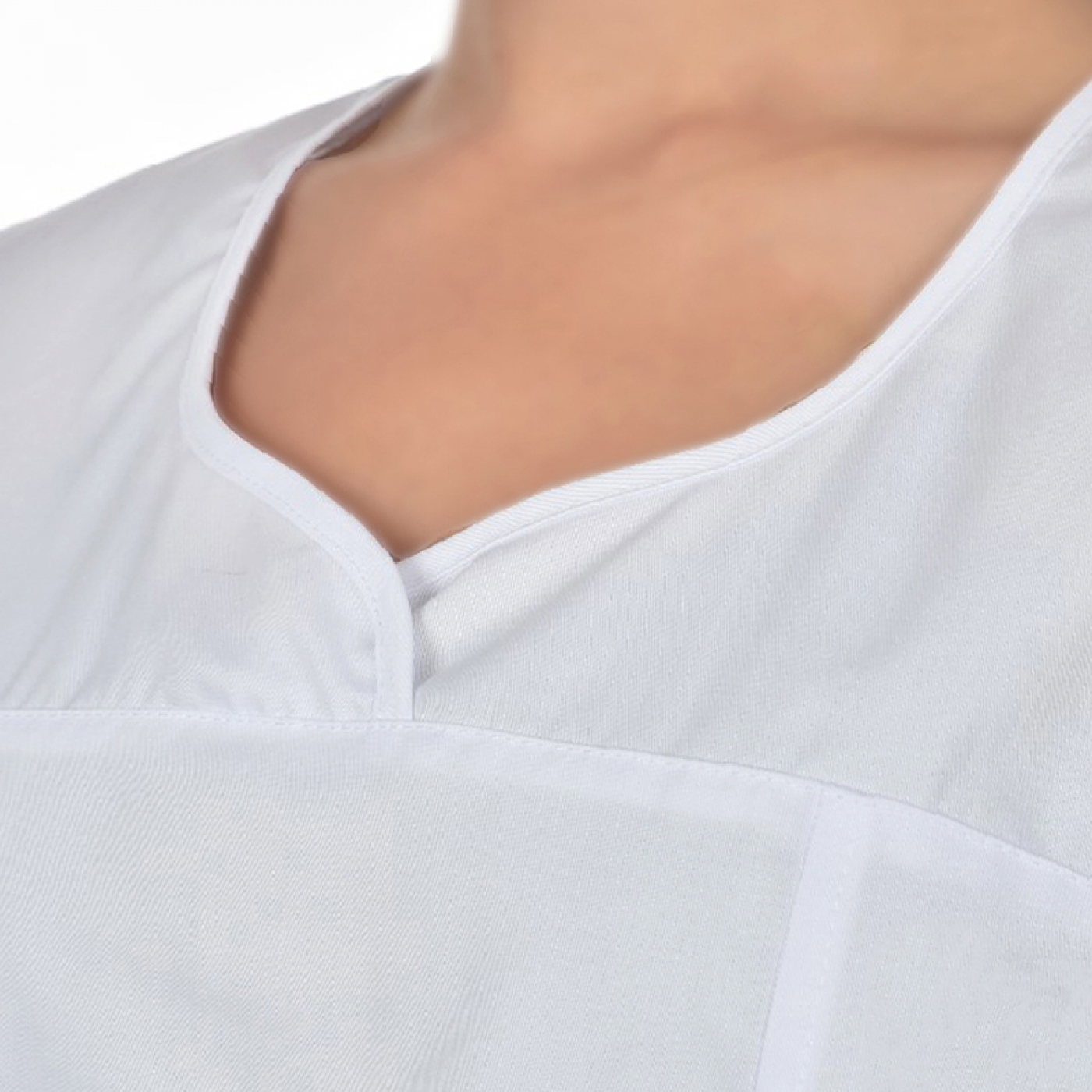 Halate medicale - Bluza medicala cu maneca scurta si achior larg in V