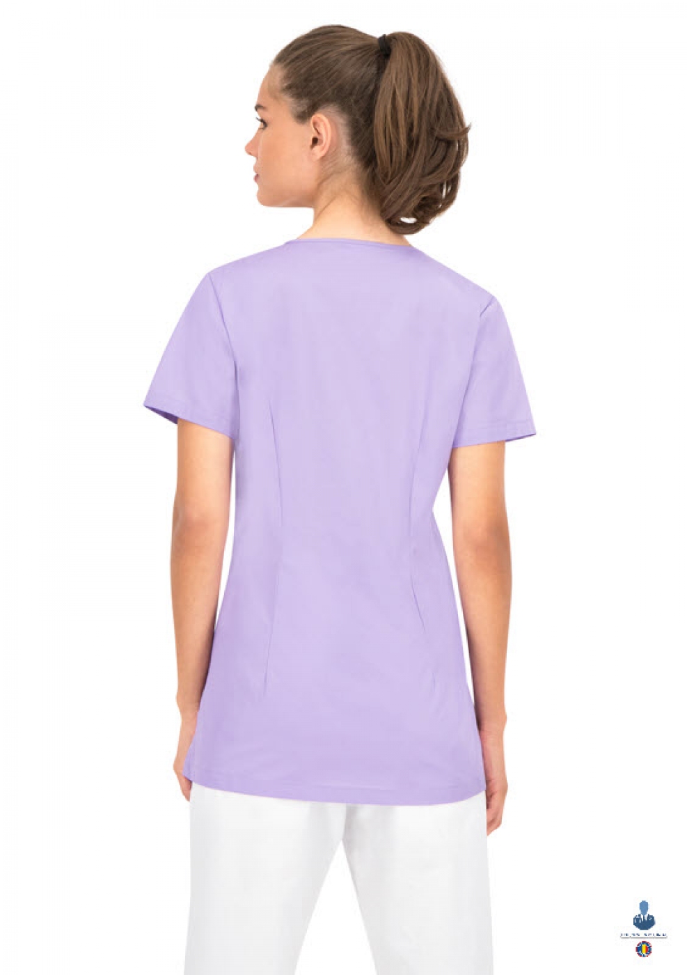 Halate medicale - Bluza medicala cu maneca scurta si achior larg in V